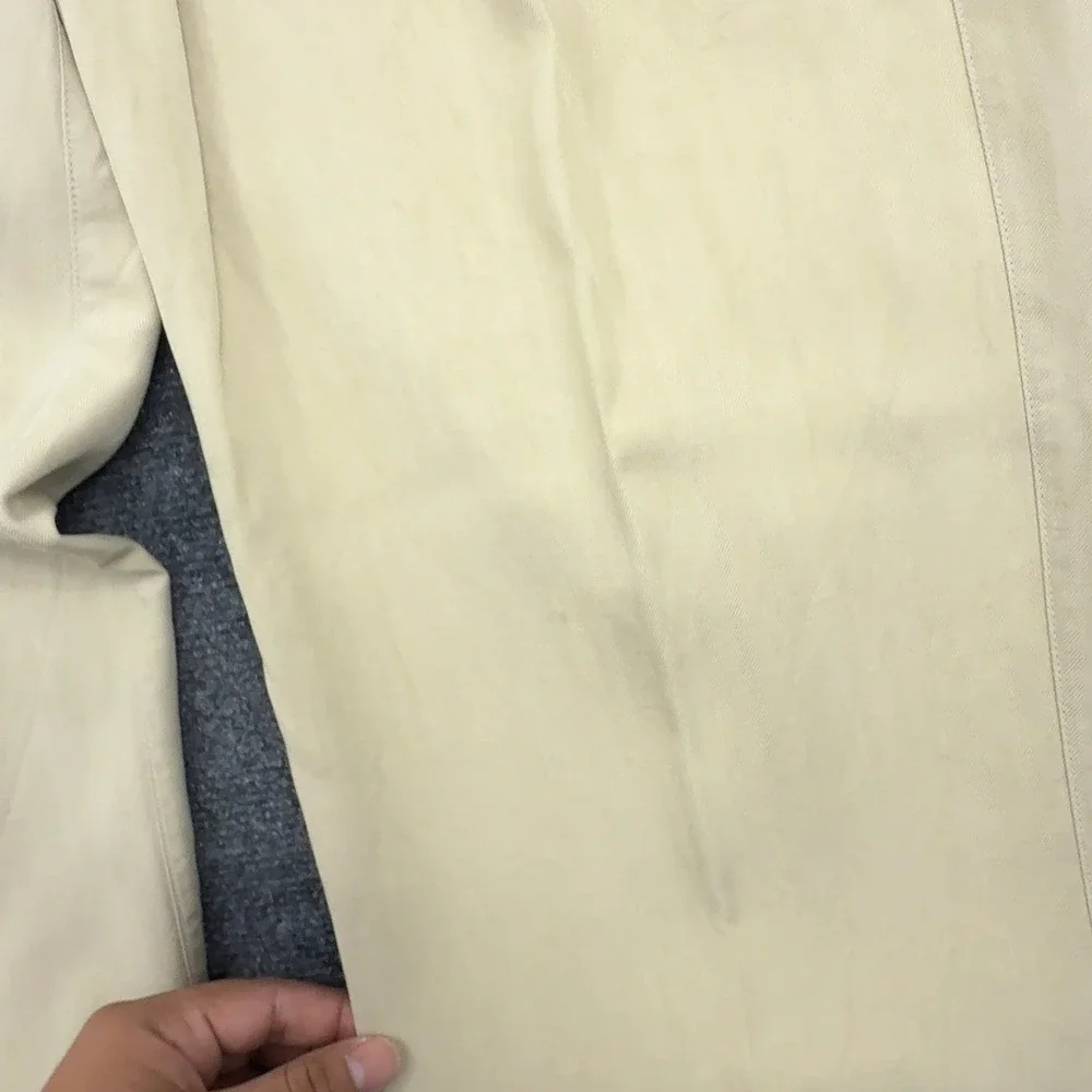 Joseph & Lyman Pants Mens 36x29 Tan Silk Pleated Dress Trousers Classic Luxury